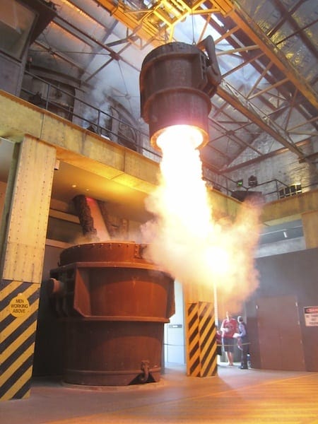 Newcastle Museum steelmaking show