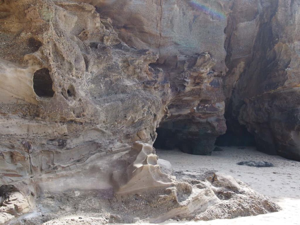 Caves Beach sea caves