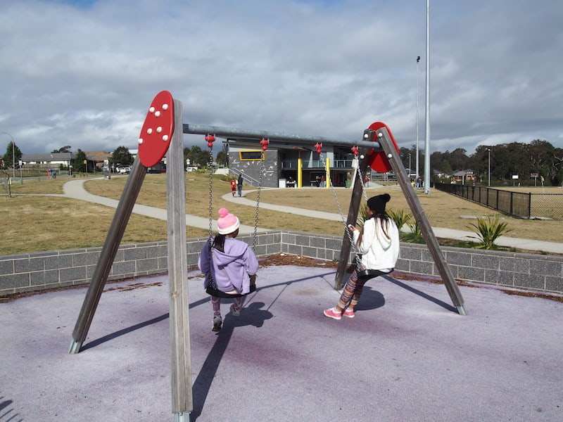 Located in Fletcher, Kurraka Drive Playground suits young and old kids alike. There’s a smaller play area that’s covered in shade cloth which is perfect for younger kids especially with soft foam flooring. Older kids will love the massive climbing structure. All this plus plenty of area to run around. 