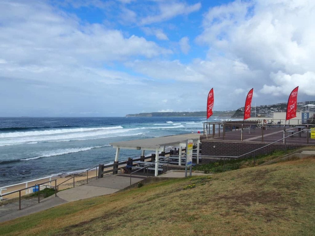 Enjoying the view at Bar Beach