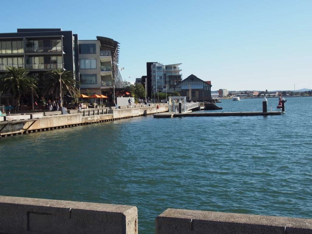 Newcastle foreshore harbour walk
