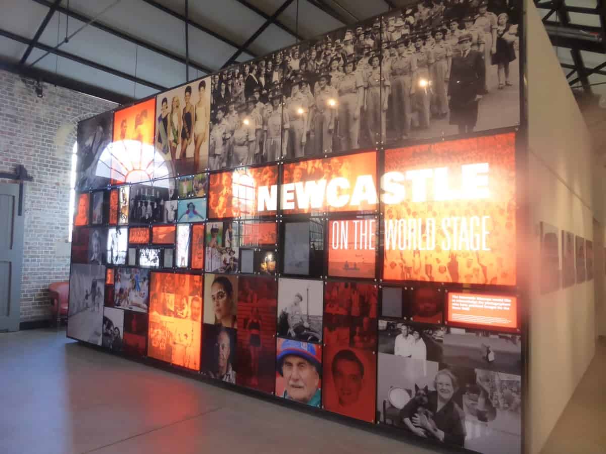 Newcastle Museum Wall