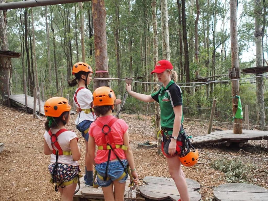 TreeTops Adventure Park Kids Gearing Session