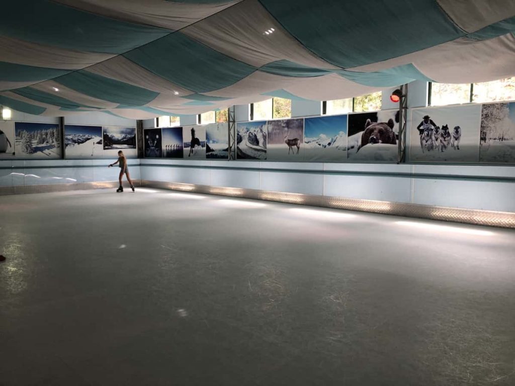 Toboggan Hill Park Hot Ice Skating