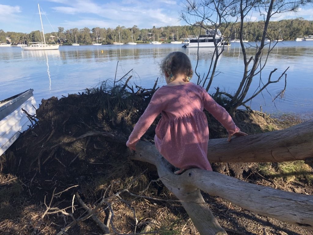 Kilaben Bay Kids Walk Lake Macquarie