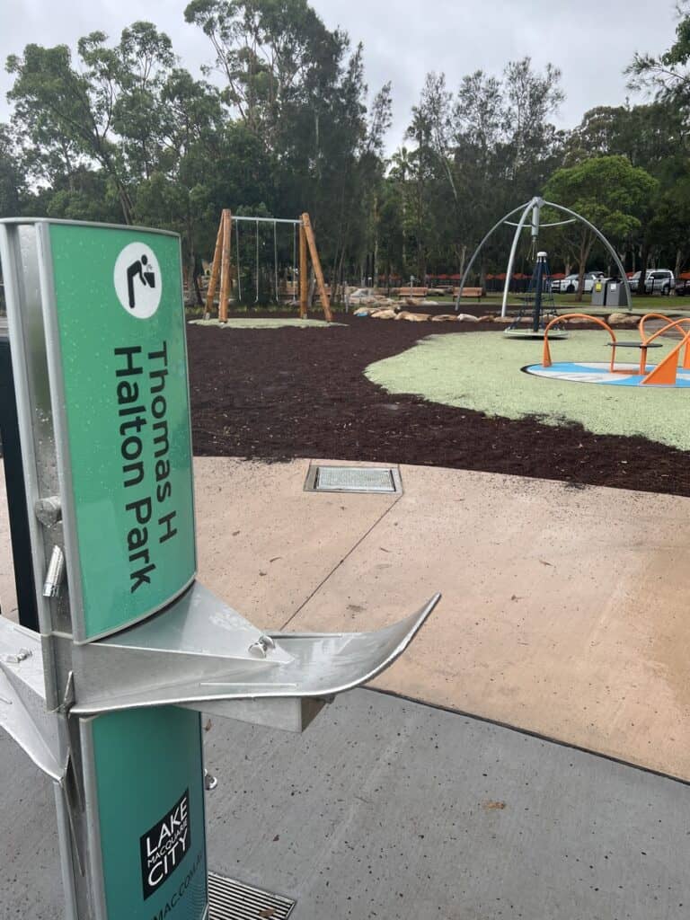 Water fountain at Thomas H Halton Park
