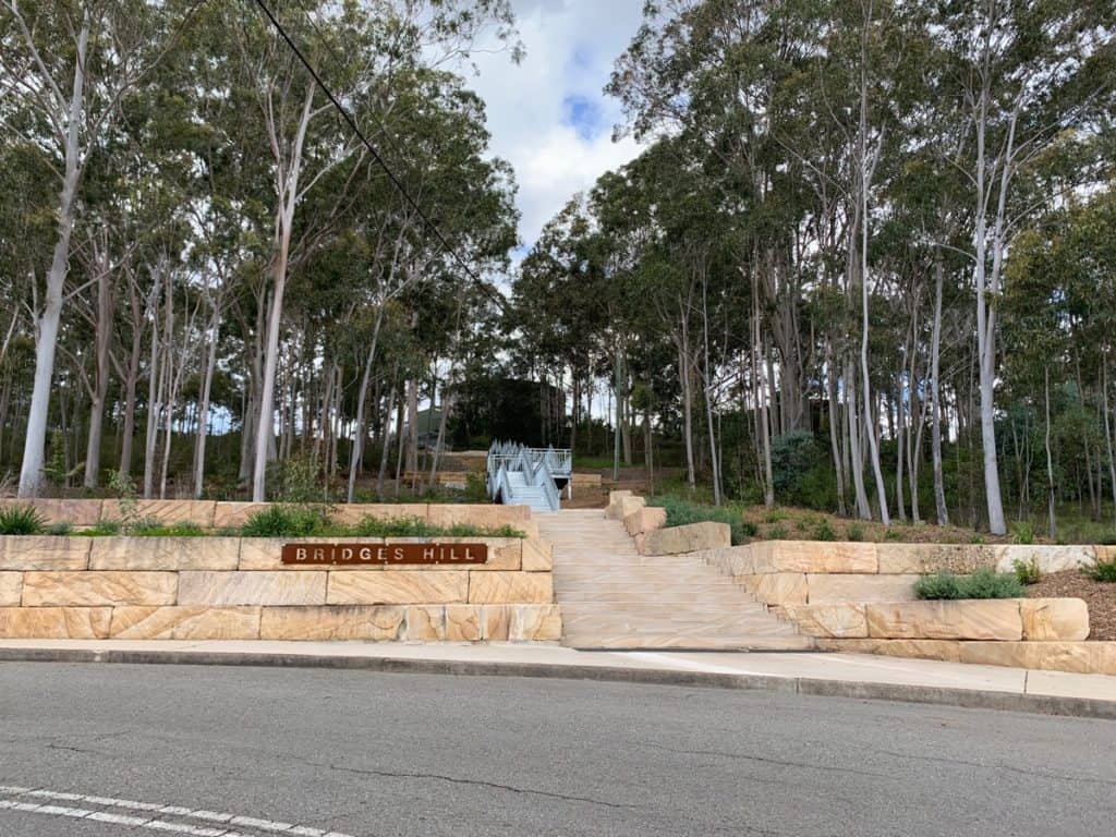 Bridges Hill Playground Cessnock Sandstone seating