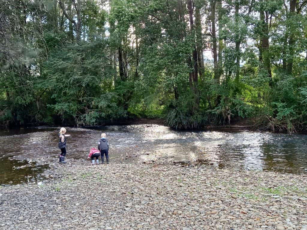 Winter Camping Family