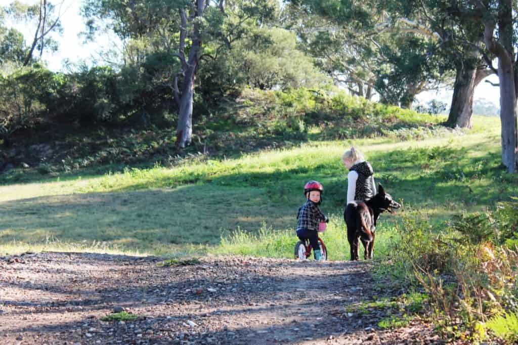 Winter Camping Family