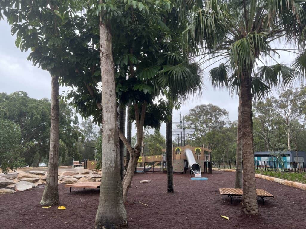 Croudace Bay Playground Trees