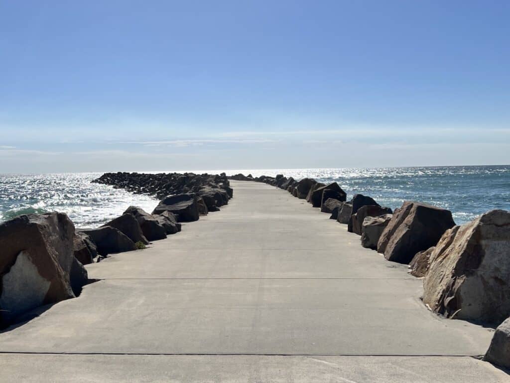 Blacksmiths Beach Breakwater