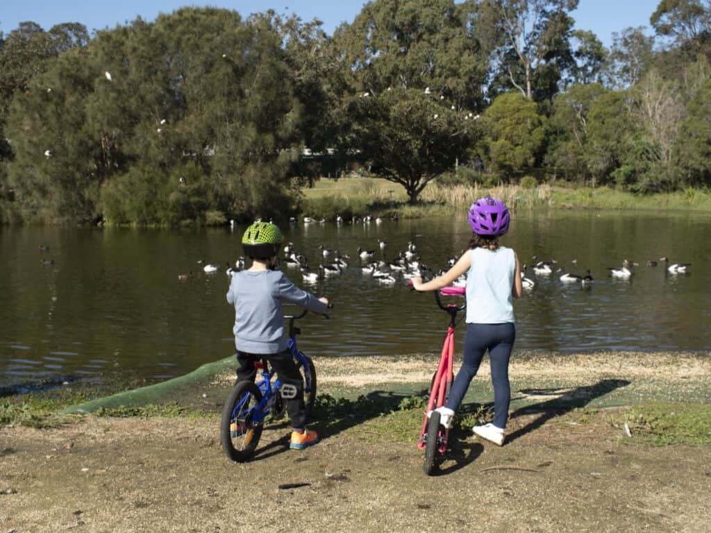 Hunter Wetlands Centre Shortland Bike riding