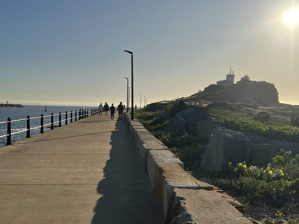 Macquarie Pier Nobbys Headland