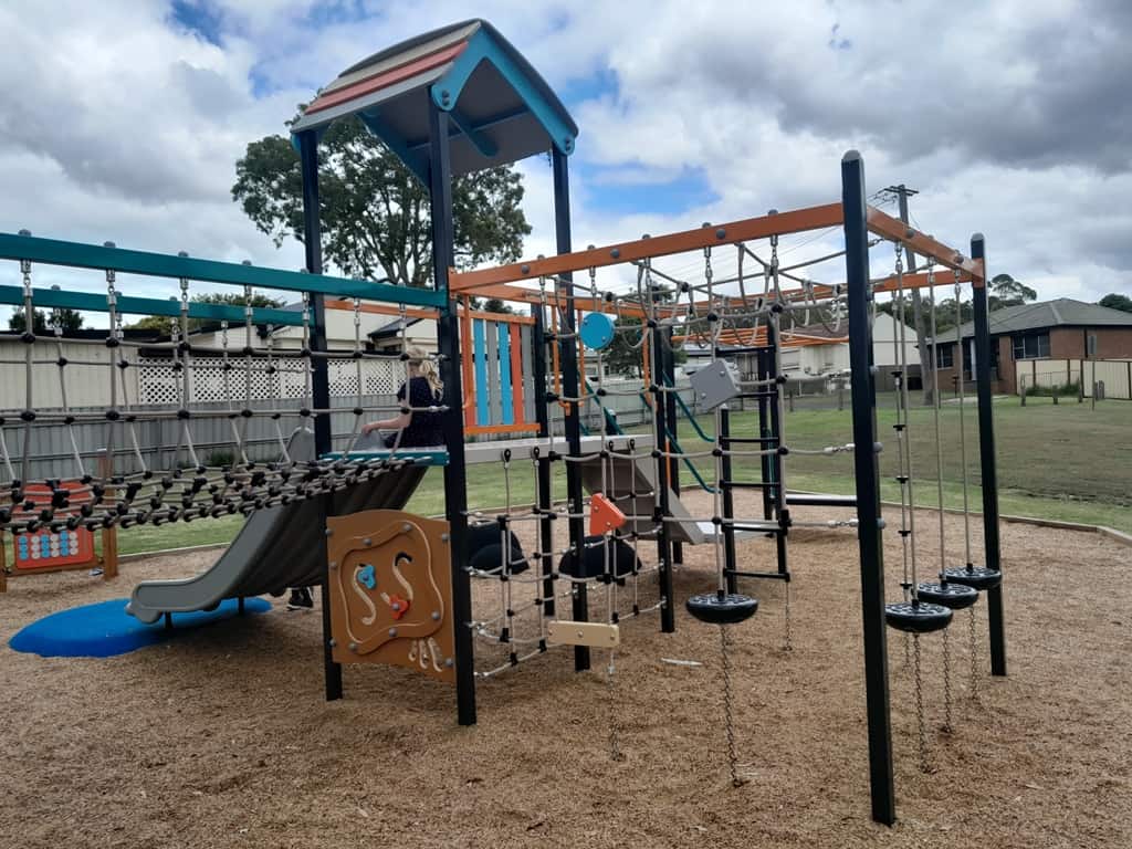 Climb, Bounce, Spin, Slide & Balance at McCauley Park in Tarro Newy