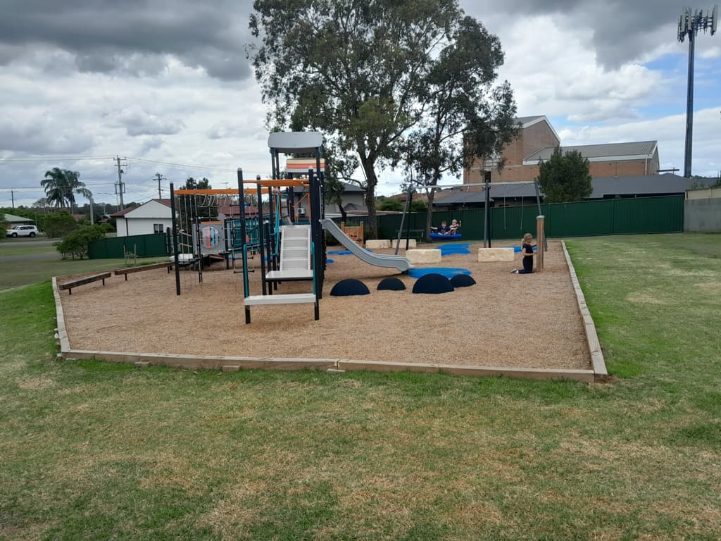 Climb, Bounce, Spin, Slide & Balance at McCauley Park in Tarro Newy