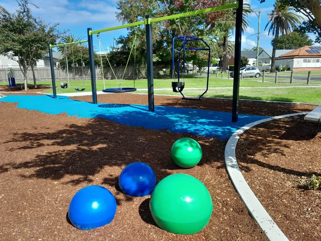 Avon Street Reserve Playground in Mayfield So Many Swings to Choose
