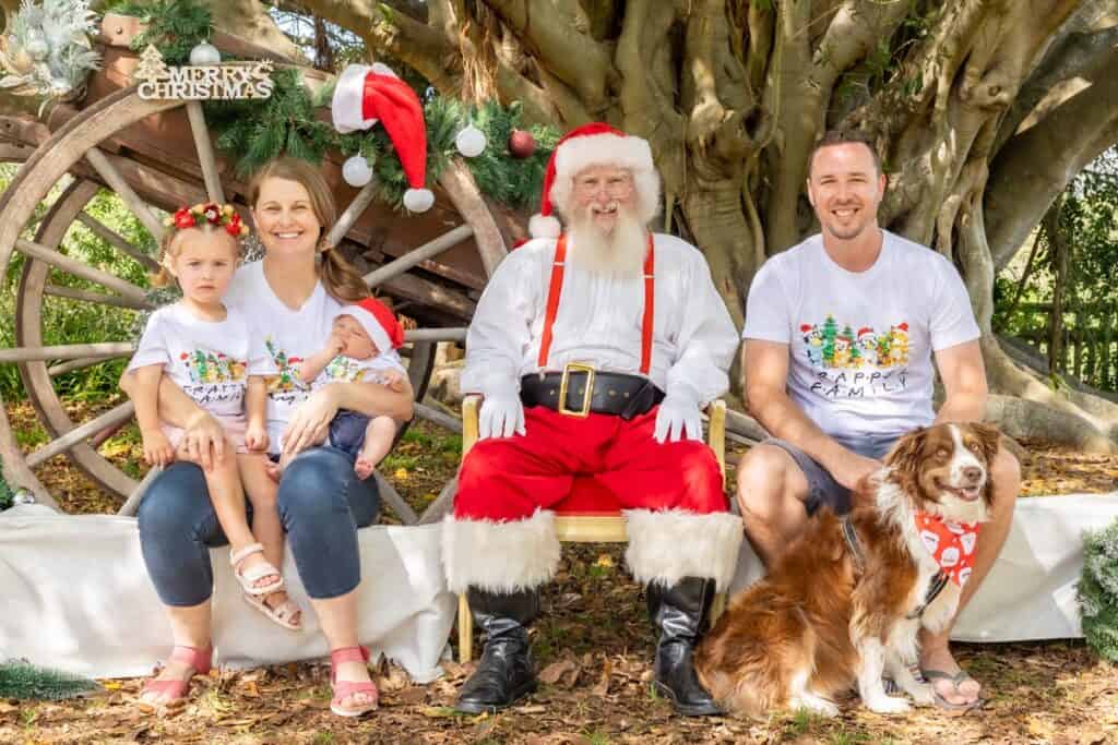 Santa photos hunter valley