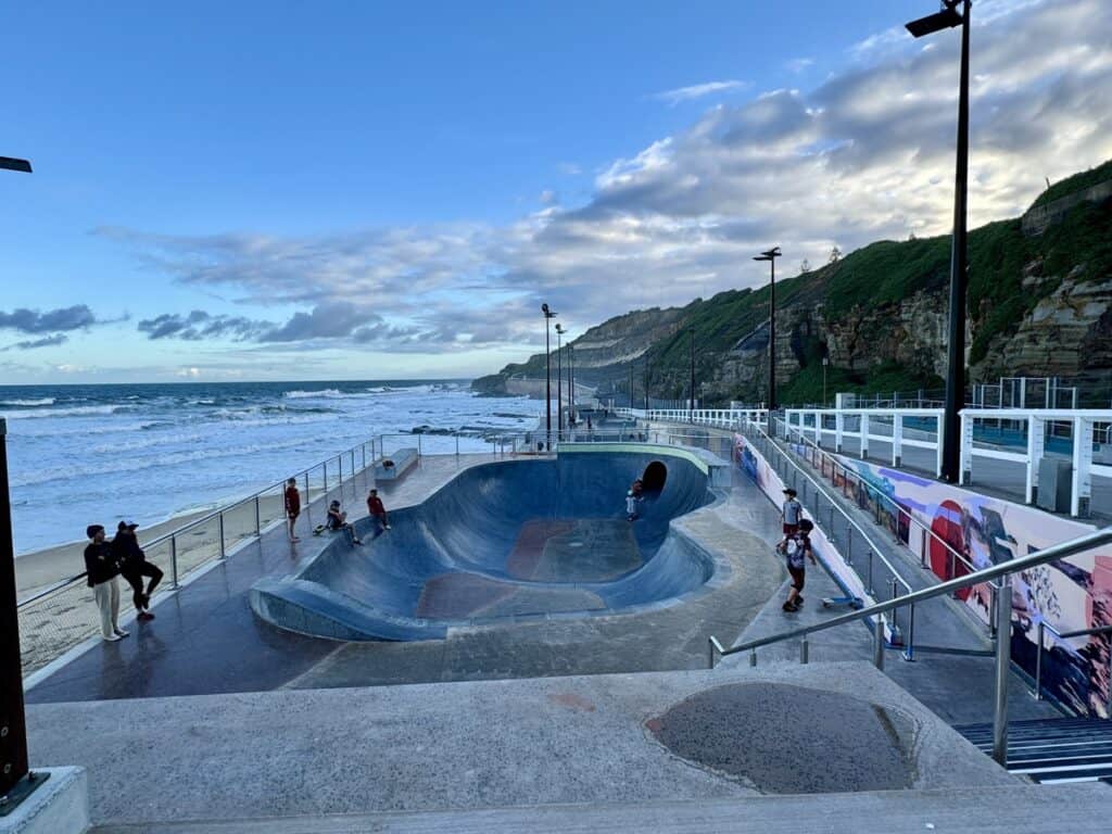 south newcastle beach skate