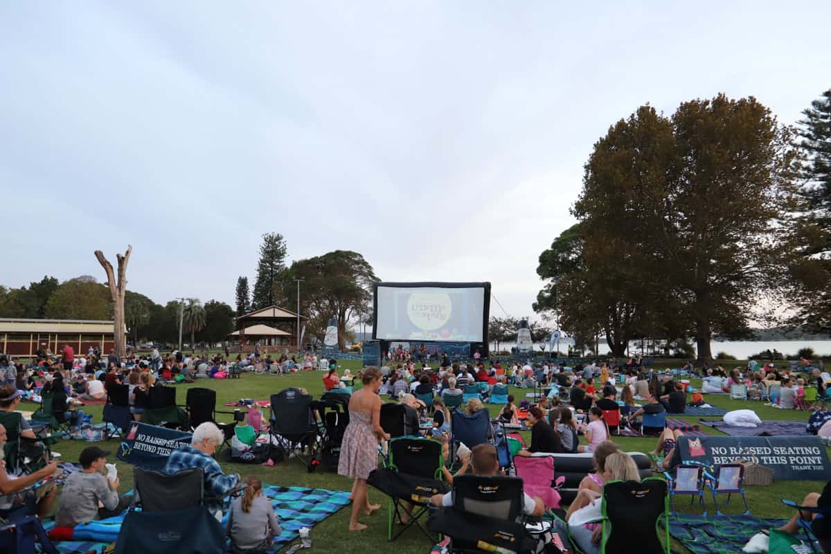 Cinema Under the Stars Lake Macquarie