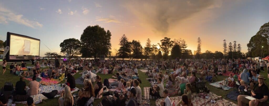 Cinema Under the Stars Lake Macquarie