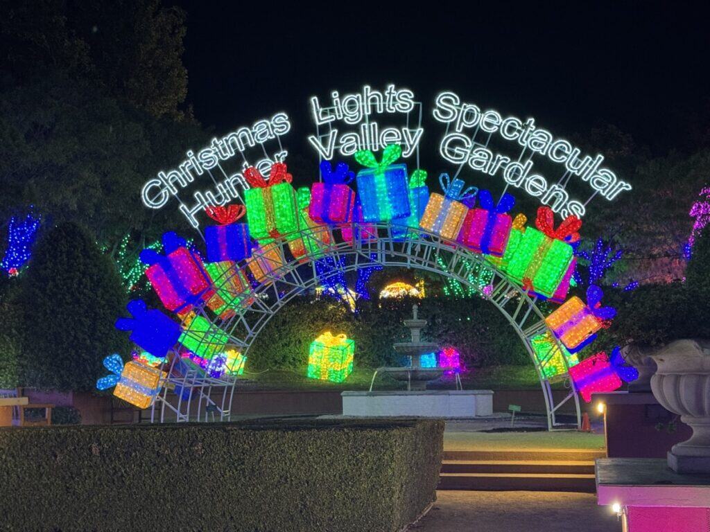 hunter valley gardens christmas lights