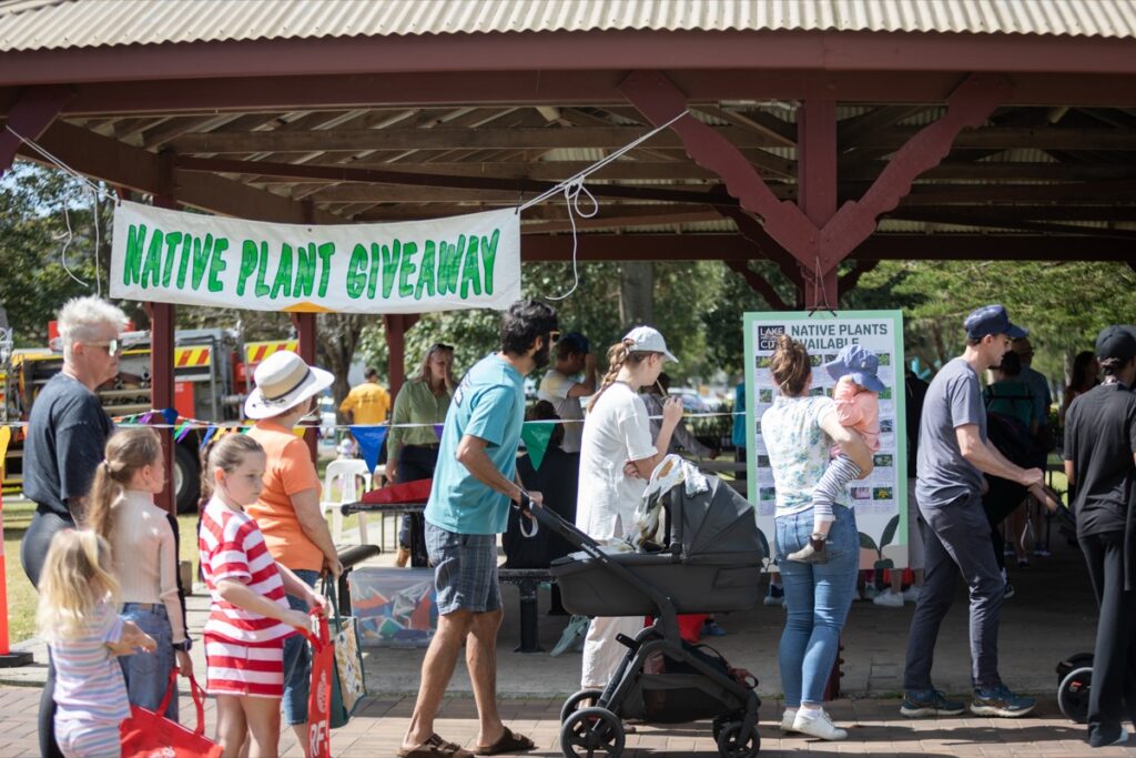plant giveaway, Living Smart Festival Lake Macquarie