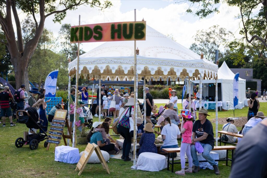 Nature zone activities, Living Smart Festival Speers Point Park