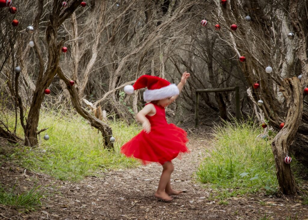 Christmas winter wonderland photo session at Catherine Hill Bay, Lake Macquarie